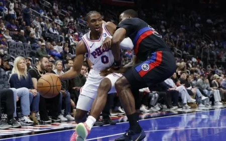 Sixers Struggle Offensively Late, Lose Winnable NBA Cup Game to Pistons