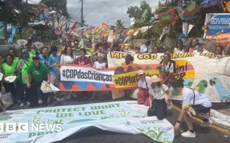 COP30: Protesters Rally at UN Climate Talks in Brazil