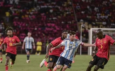 Lionel Messi Propels Argentina with Stunning Goal in Soccer Match