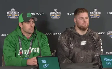 Saskatchewan-grown Riders Duo Celebrate Grey Cup Debut