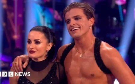 Amber Davies Earns 38 Points for Dramatic Paso Doble on Strictly Week Eight