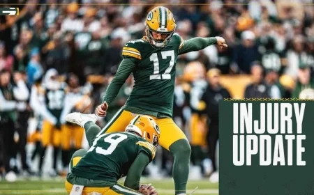 Packers Reveal Latest Injury Report Updates
