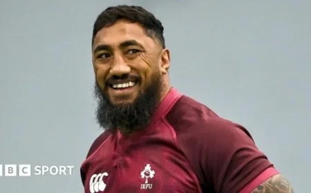 Bundee Aki Aims for New Heights at 35 in Ireland-Australia Clash