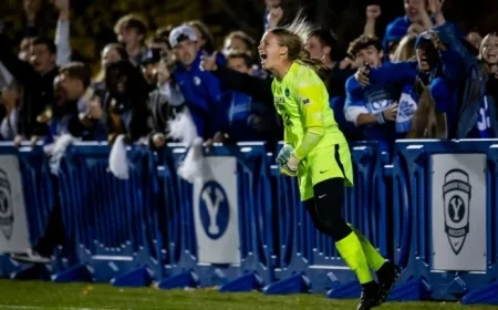 Peterson Leads BYU Past Utah State in Thrilling Shootout Victory