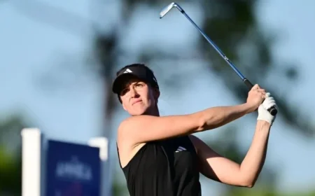 Grant and Kim Lead The Annika; Kai Trump Shoots 75