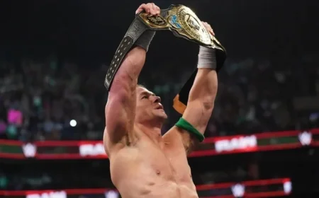 John Cena Overcomes Dominik Mysterio to Claim Intercontinental Title, Nov. 10, 2025