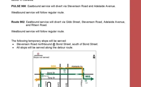 Detour Alert: 2025 Oshawa Santa Claus Parade Impacting Routes 900 and 902