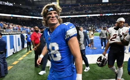 Detroit Lions Rule Out Four Players, List Isaac TeSlaa as Questionable