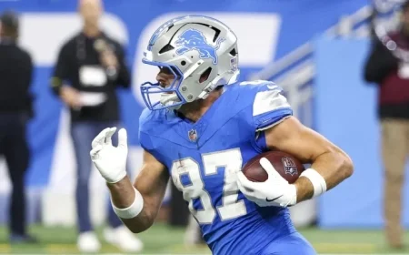 Lions Place Sam LaPorta on Injured Reserve List