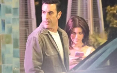 Sacha Baron Cohen, 54, Enjoys Hollywood Night Out with Kylie Jenner Lookalike Influencer
