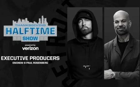 Eminem and Paul Rosenberg Executive Produce Verizon-Powered Lions Thanksgiving Show