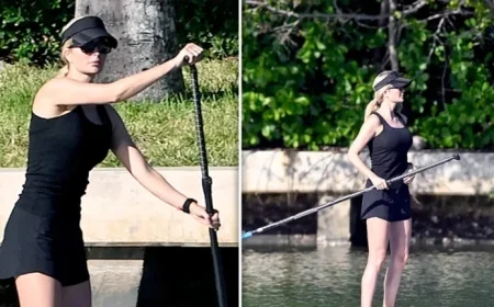 Ivanka Trump Flaunts Legs During Solo Paddleboarding Adventure