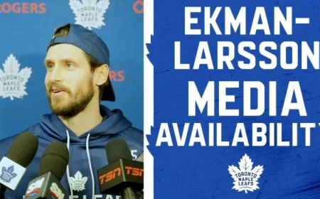 Oliver Ekman-Larsson Prepares for Game Against Chicago Blackhawks