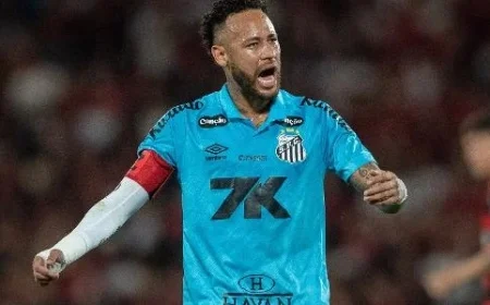 Neymar Starts for Santos Against Palmeiras; Flaco Benched