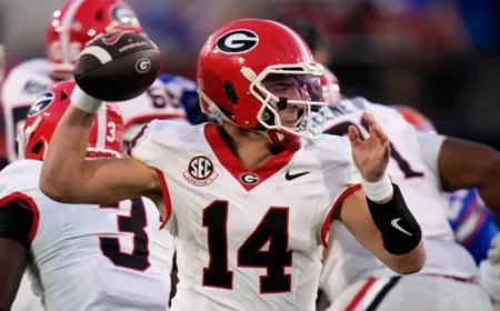 ESPN Updates Gunner Stockton’s QB Ranking, Haynes King Remains Ahead