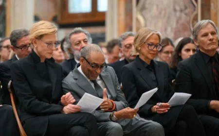 Cate Blanchett and Spike Lee Meet Pope at Vatican