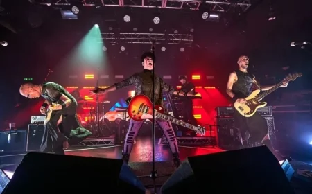 Electric Dreams Meet Leather Jackets in Fashion Fusion