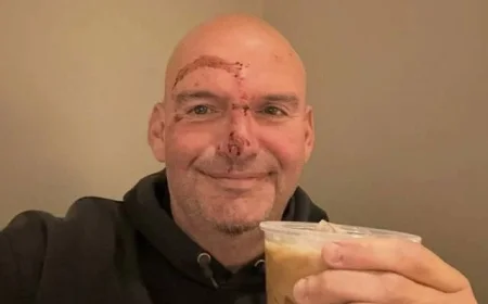 Sen. Fetterman Returns Home After Hospital Stay Due to Fall