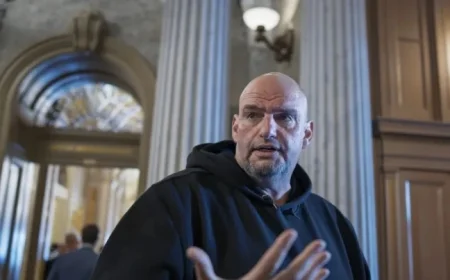 Fetterman Discharged from Hospital Following Heart Episode and Fall