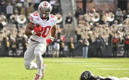 Ohio State’s James Peoples Prioritizes Team Amid Unexpectedly Reduced Role
