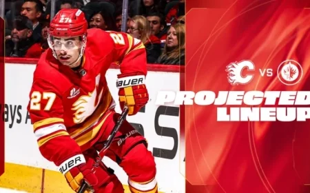 Flames vs. Jets: Predicted Starting Lineup