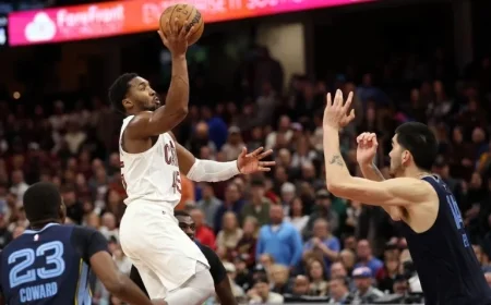 Donovan Mitchell Leads Cavs to 108-100 Victory Over Grizzlies