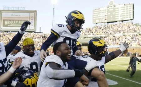 Michigan Escapes Wrigley with Last-Second Kick, Overcomes 5 Turnovers
