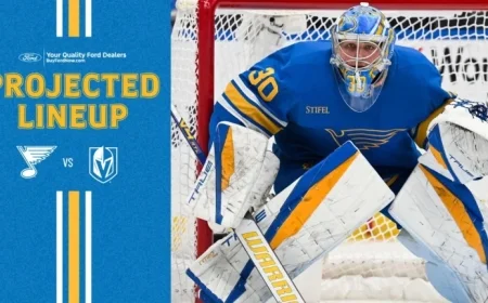 Nov. 15 Matchup: Projected Lineup Against Vegas