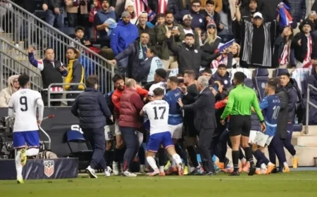 USMNT vs. Paraguay Erupts into Chaotic Brawl
