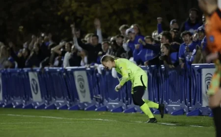 No. 5 Cougars Oust Aggies in 11-Round NCAA Opening Penalty Shootout