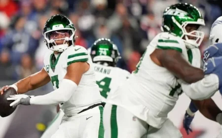 Jets’ Coach Glenn Reviews All Options, Including QB1