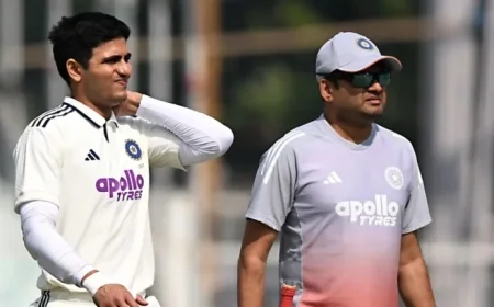 Shubman Gill Withdraws from Eden Gardens Test under Observation