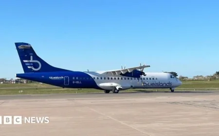 Aurigny and Loganair Rescue Stranded Blue Islands Passengers