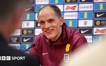 Tuchel and Kane Share Insights at England’s Pre-Albania News Conference