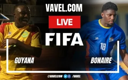 Guyana Triumphs 2-1 Over Bonaire in International Friendly Highlights