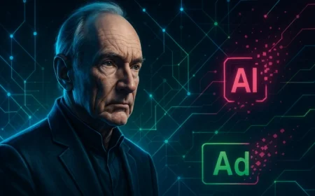 Tim Berners-Lee Warns AI Threatens Ad-Funded Internet Model