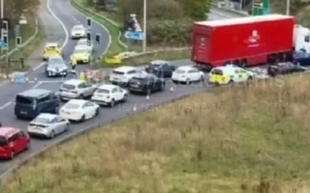 M6 Closes After Serious Pedestrian Crash in Cheshire
