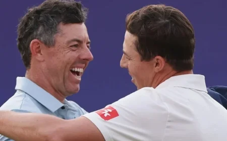 Matt Fitzpatrick Defeats Rory McIlroy to Claim DP World Tour Championship