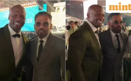 Terry Crews Hails Suniel Shetty as a ‘Legend’ at Mumbai Event