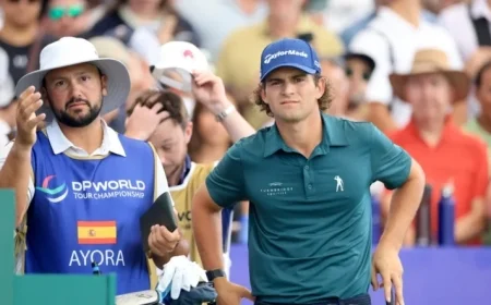 Spaniard Wears Seve Ballesteros-Inspired Brand at DP World Tour Championship