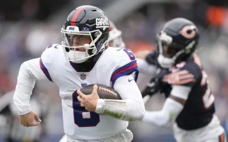 Giants Advise Jaxson Dart to Exercise Caution During Runs