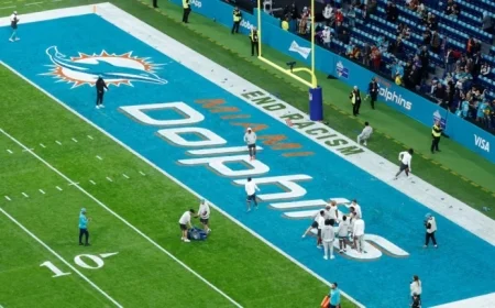 Live NFL Action: Dolphins vs. Commanders at Madrid’s Bernabéu Today