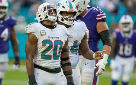 Miami Dolphins LB Jordyn Brooks Focused Ahead of Showdown with Mentor