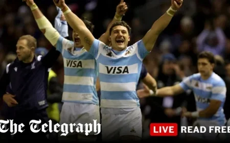 Scotland vs Argentina: Live Score and Updates from Autumn International