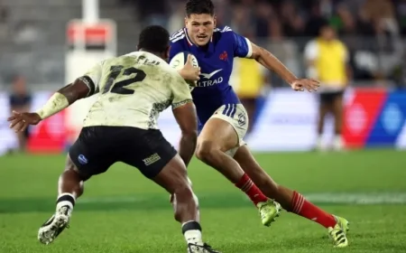 France Ends Losing Streak With Comeback Victory Over Fiji