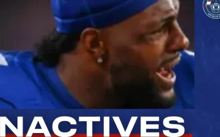 Giants-Packers Inactives: CB Paulson Adebo Scratched Late for New York