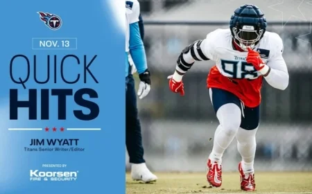 Key Takeaways from Thursday’s Titans Practice Session