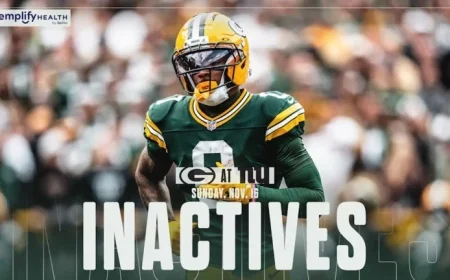 WR Matthew Golden Active for Packers-Giants Clash: Inactive List Announced