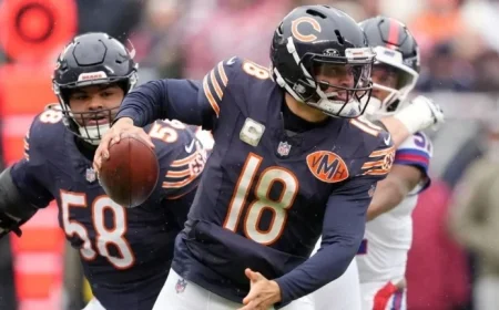 Bears QB Caleb Williams Quickens Throws, Reduces Sack Rate