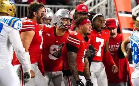 Ohio State Dominates UCLA 48-10, Secures Double-Digit Win Season